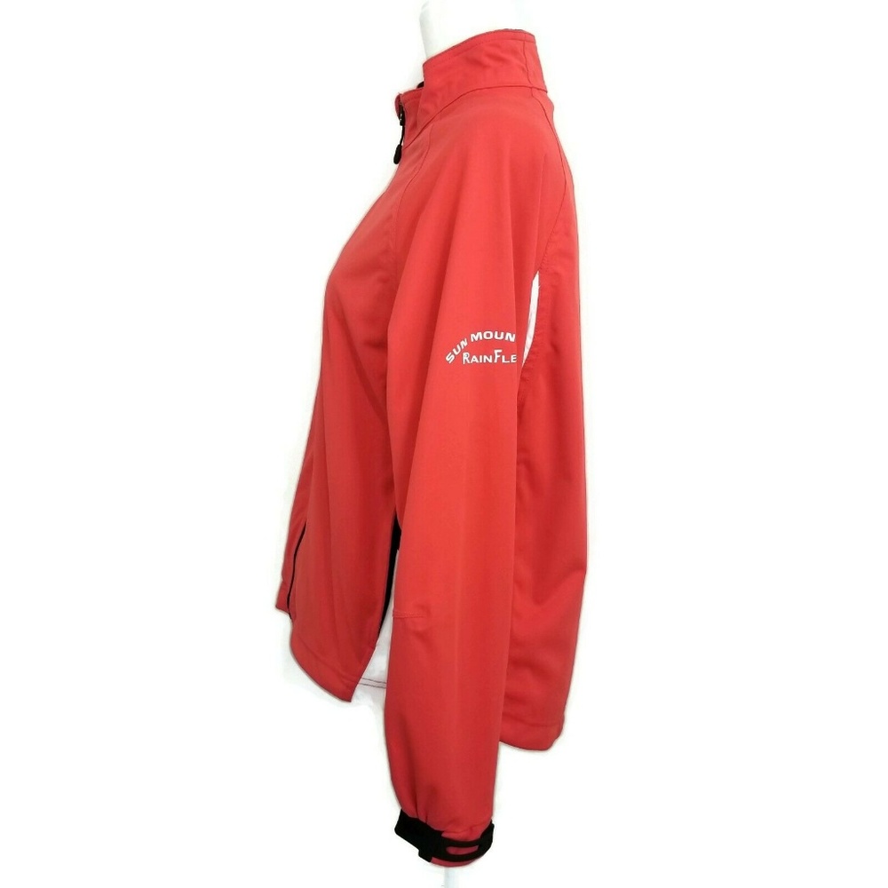 Sun Mountain Rainflex M Jacket Red White Nwot - image 2